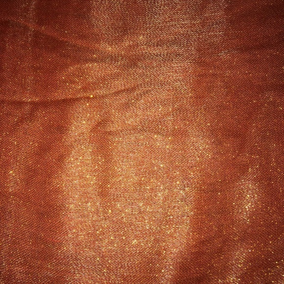 Coral Shimmery scarf - Picture 3 of 5